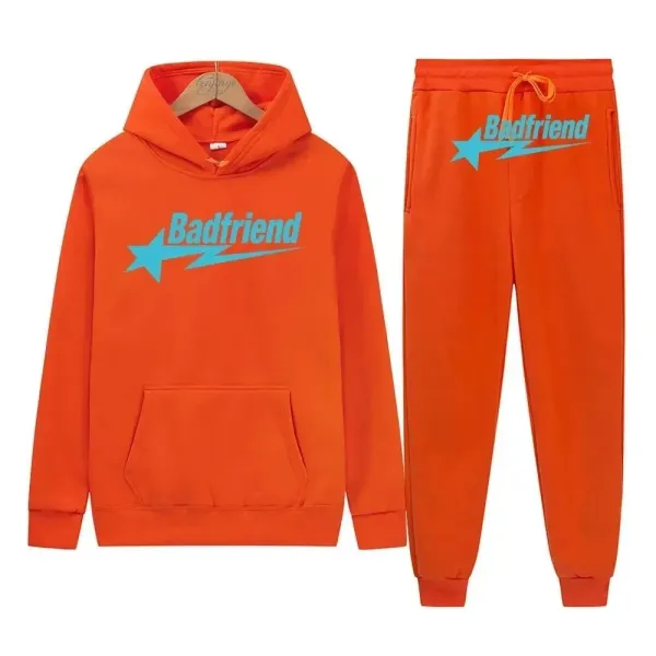 Off-White x Virgil Abloh Graffiti Hoodie and Sweatpants Set Black with Red and Green Spray Paint Print - 35