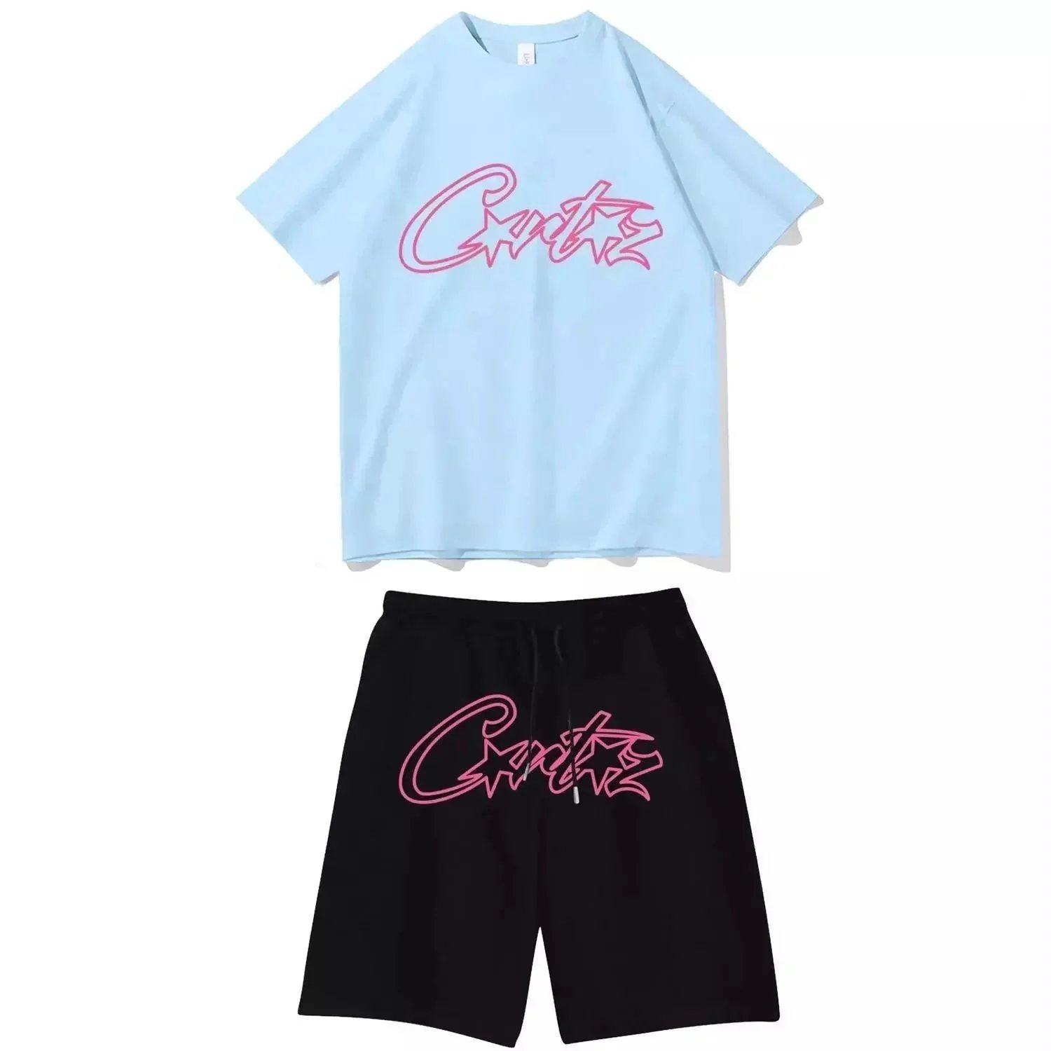 夏季新款休闲短裤套装
