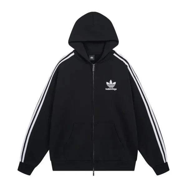 Balenciaga x Adidas Hoodie Black - 33