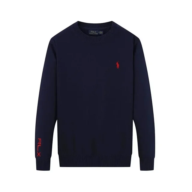Ralph Lauren Knitwear Embroidered Pony Quarter-Zip Knit Sweater product detail image 41