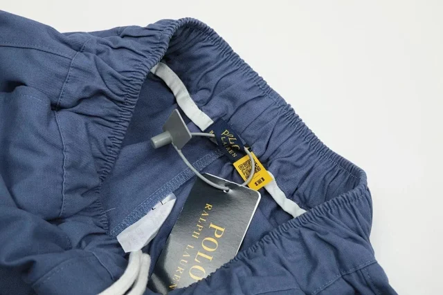 Unbranded Shorts Drawstring cargo with embroidered rider emblem product detail image 4