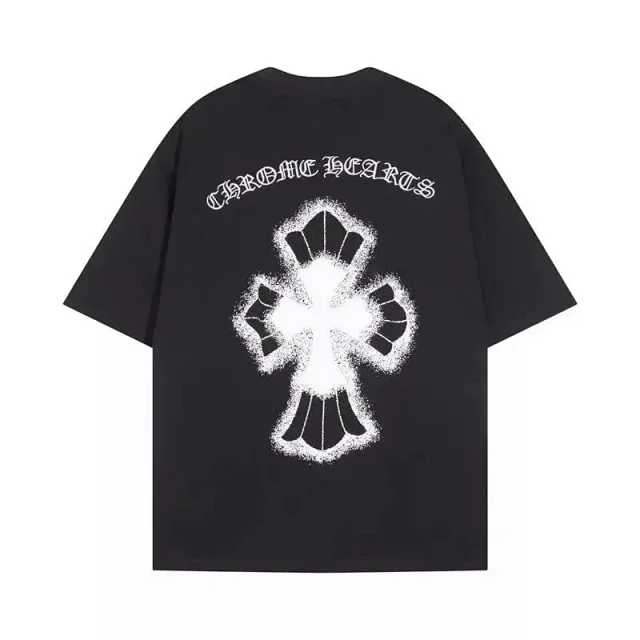 Chrome Hearts T-Shirts Short-sleeve graphic logo print product detail image 7