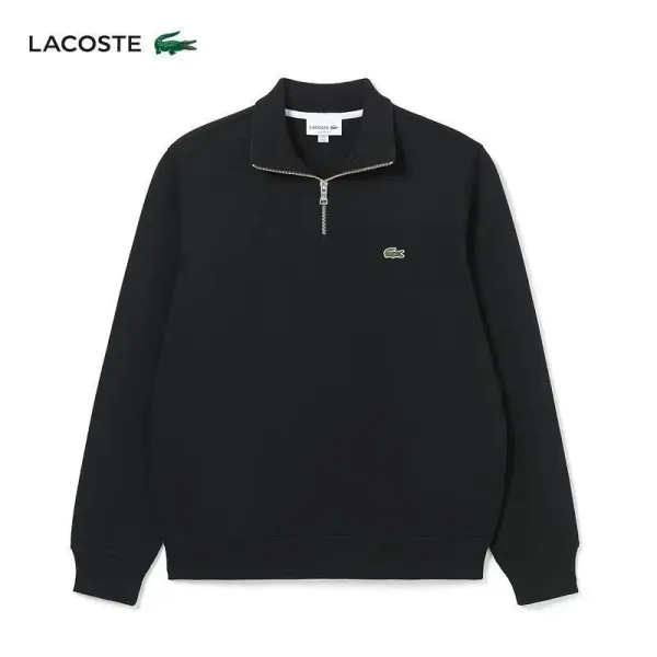 Lacoste Classic Crocodile Embroidered Beige Sweatshirt - 8