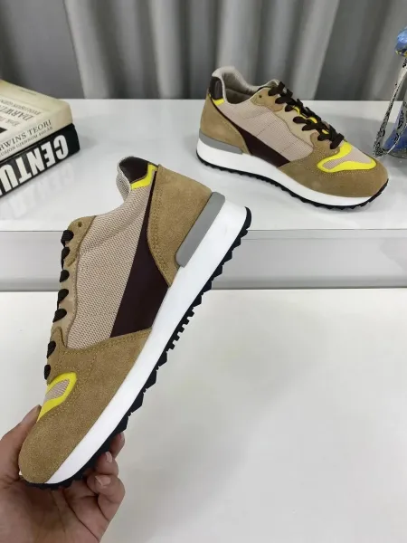 Valentino VLogo Runner Beige Green White Sneakers - 9