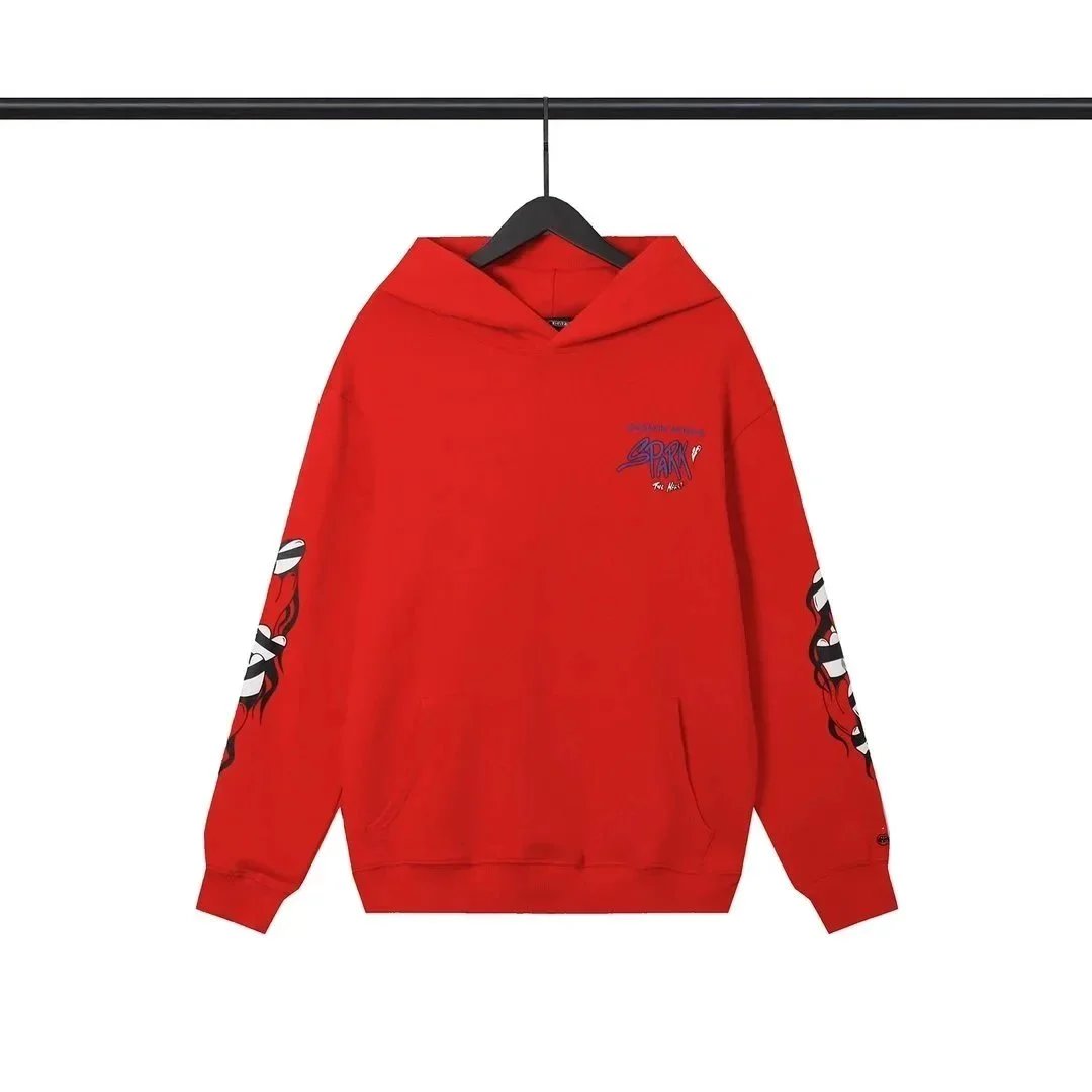 Chrome Hearts Hoodies & Sweatshirts Hooded sweatshirt with cross motif graphic print — ALBB-LMWY-0017