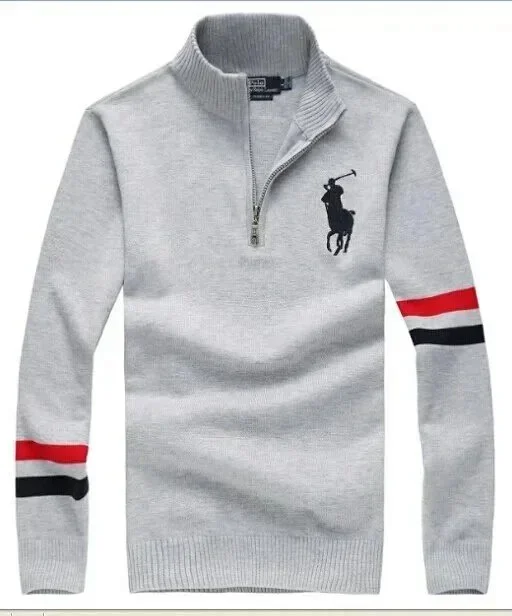 Polo Ralph Lauren Knitwear Quarter-Zip Knit Sweater with Bear Embroidery product detail image 30