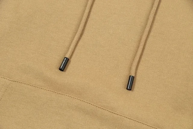 Burberry Hoodies & Sweatshirts Logo-embroidered pullover hoodie with kangaroo pocket product detail image 5