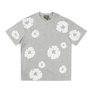 Gallery Dept. Floral Embroidered Teal Shorts - 14