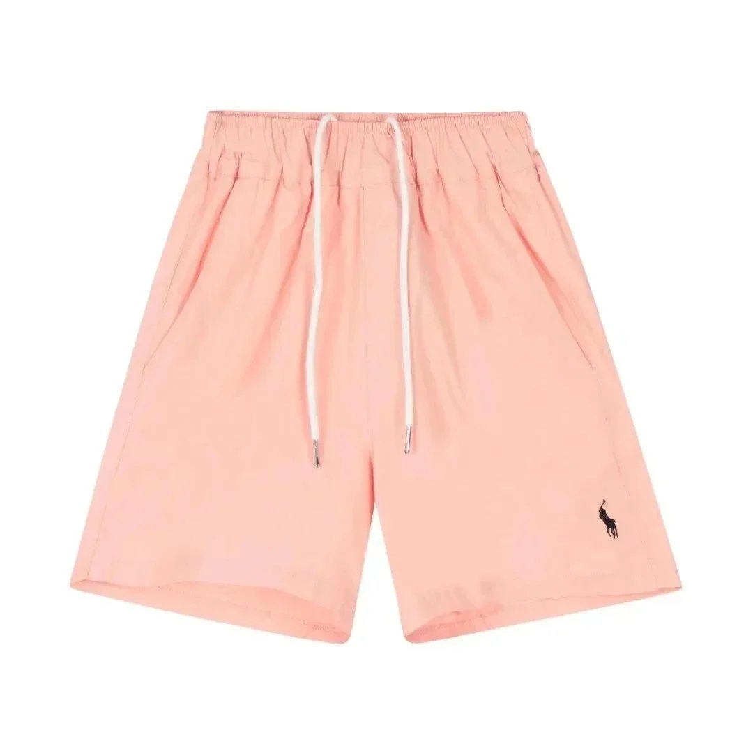 Unbranded Shorts Drawstring cargo with embroidered rider emblem — 5