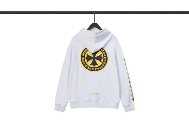Chrome Hearts Hoodies & Sweatshirts Hooded sweatshirt with cross motif graphic print product detail image 14