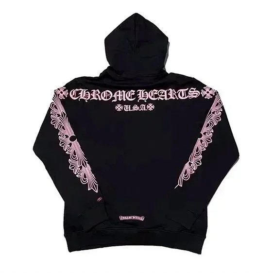 Chrome Hearts Hoodies & Sweatshirts Hooded sweatshirt with cross motif graphic print product detail image 20