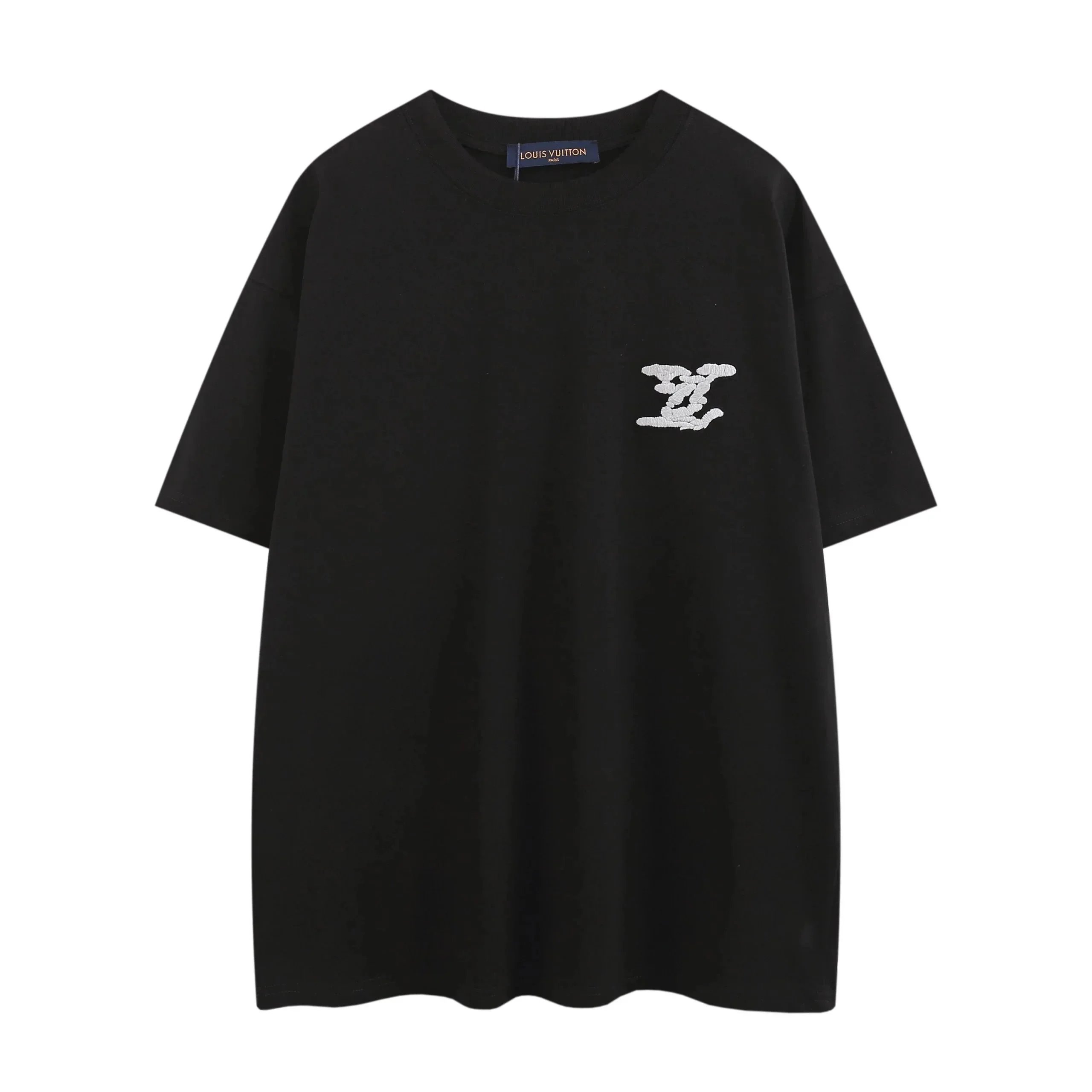 Louis Vuitton T-Shirts Short-Sleeve Graphic Logo Print — 23