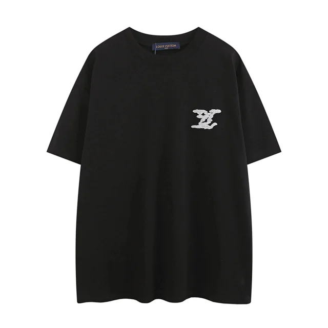 Louis Vuitton T-Shirts Short-Sleeve Graphic Logo Print product detail image 27