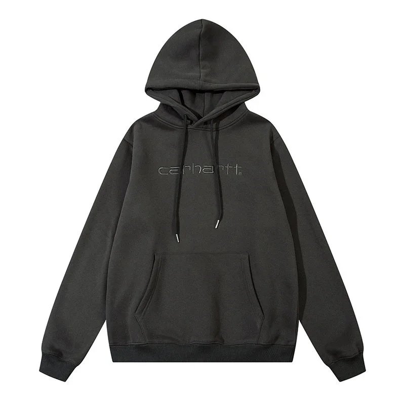 Classic Letter Embroidery Relaxed Hoodie photo 7