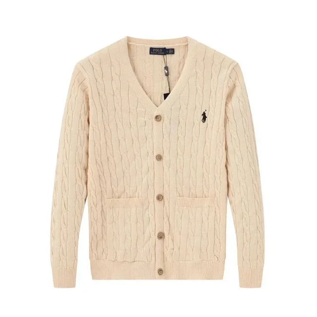 Ralph Lauren Knitwear Embroidered Pony Quarter-Zip Knit Sweater product detail image 33