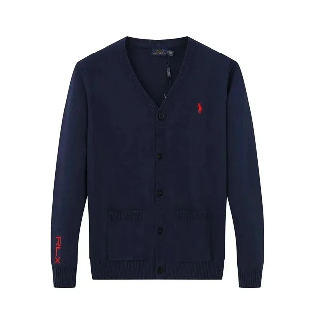 Ralph Lauren Knitwear Embroidered Pony Quarter-Zip Knit Sweater product detail image 39