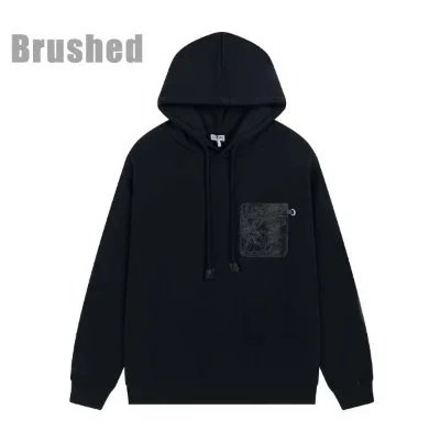 Loewe Hoodies & Sweatshirts Logo-print and leather logo-patch — PDD-JR-LMWY-0178