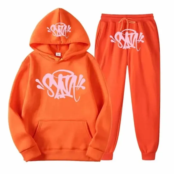 Off-White x Virgil Abloh Graffiti Hoodie and Sweatpants Set Black with Red and Green Spray Paint Print - 18