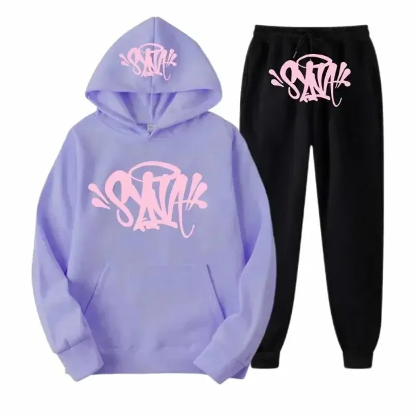 Off-White x Virgil Abloh Graffiti Hoodie and Sweatpants Set Black with Red and Green Spray Paint Print - 25