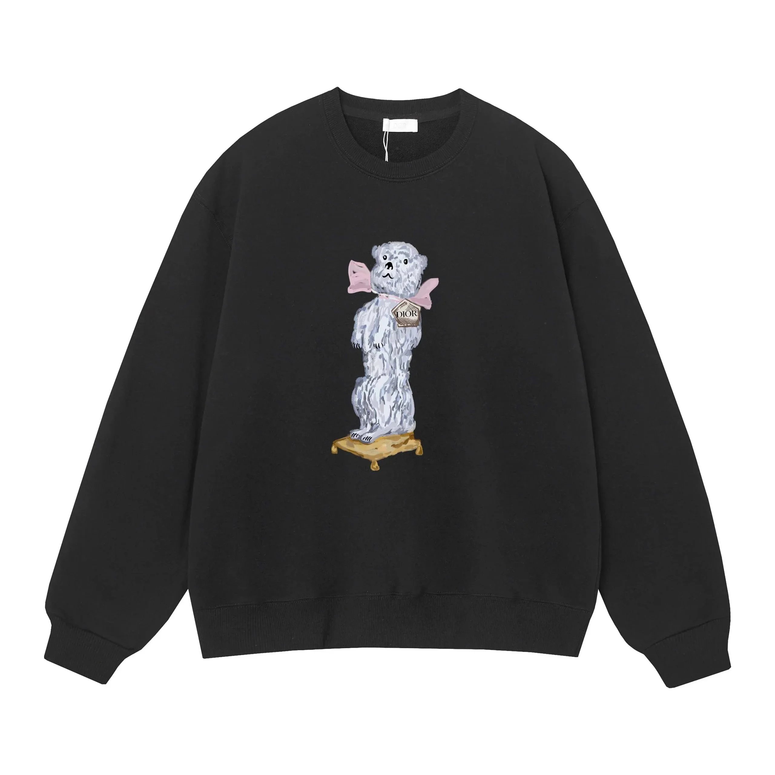 Dior Hoodies & Sweatshirts Graphic-Print Crewneck Sweatshirt — 38