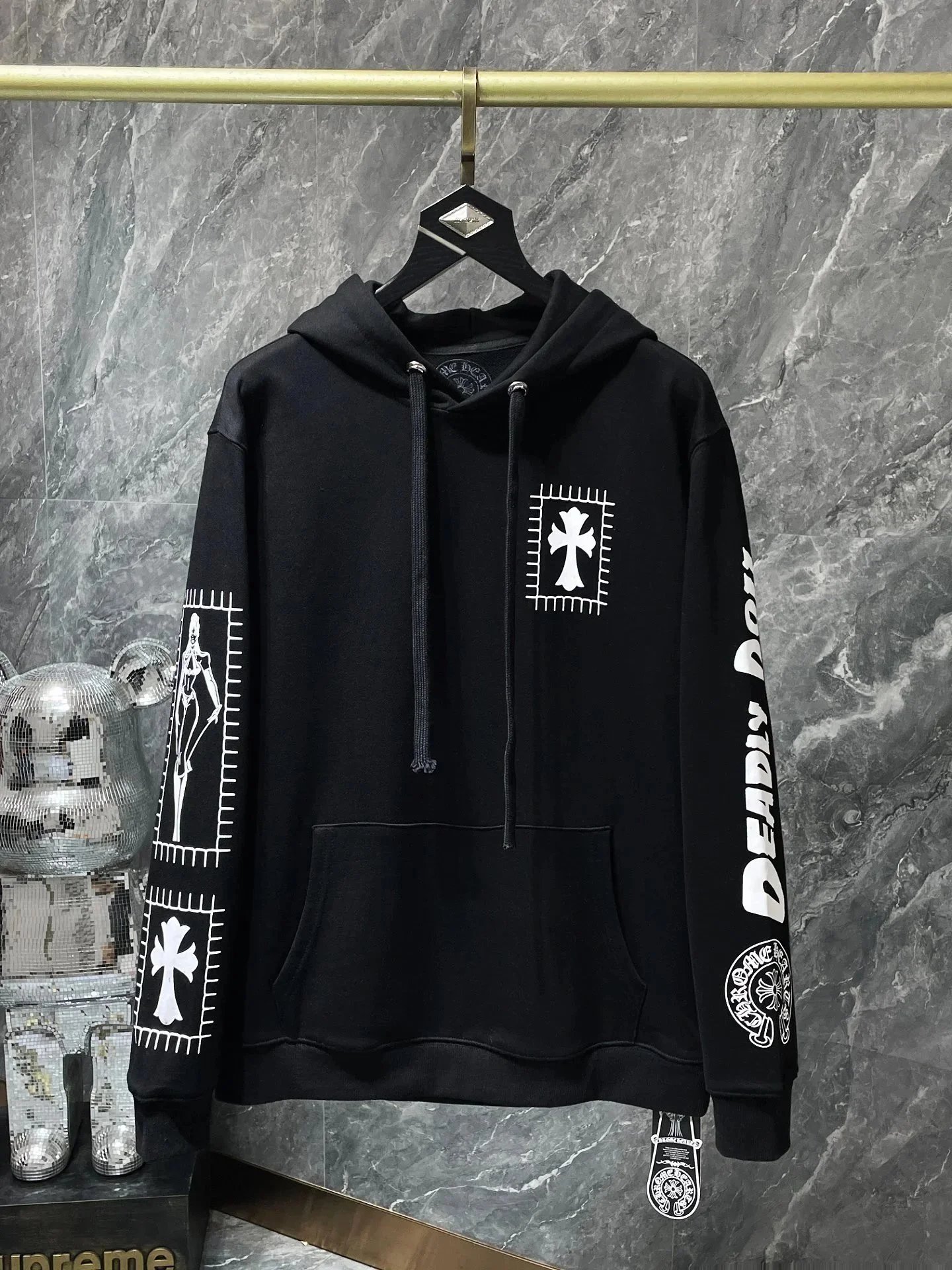 Chrome Hearts Hoodies & Sweatshirts Graphic Cross Pullover Hoodie — CH-31