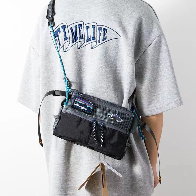 Digital Pionker Mesh Crossbody Bag Black - 4