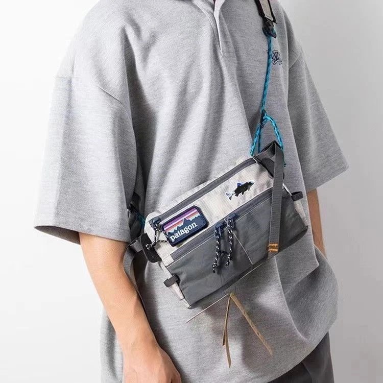 Digital Pionker Mesh Crossbody Bag Black - 5