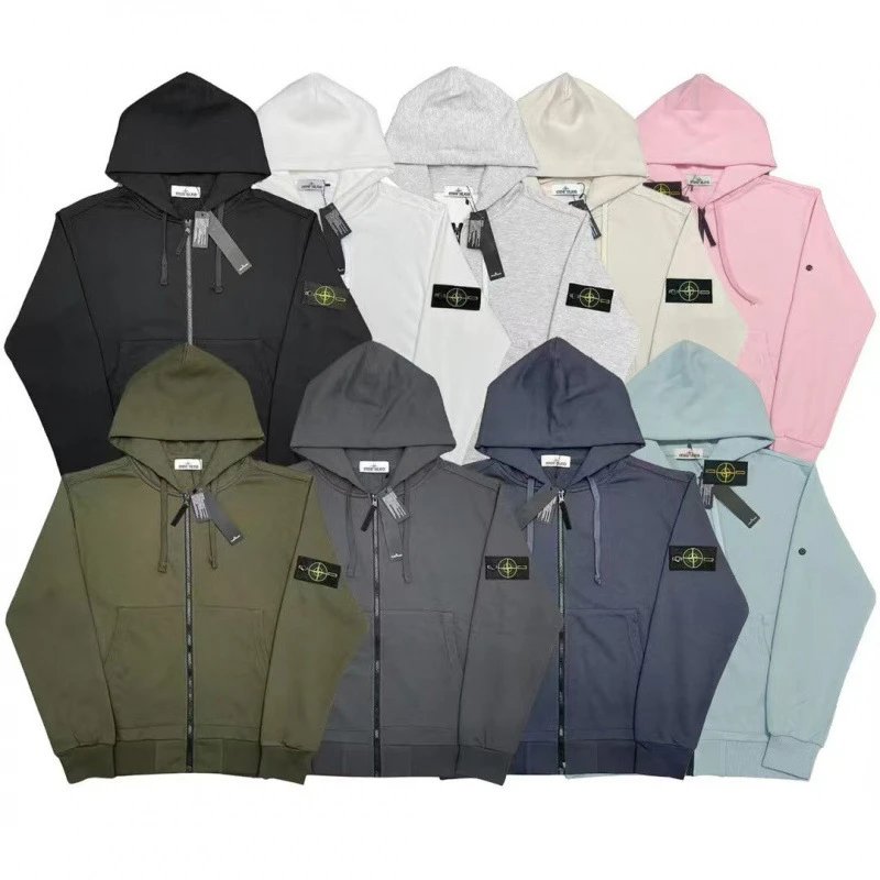 STONE Unisex Hooded Sweatshirt for Autumn and Winter