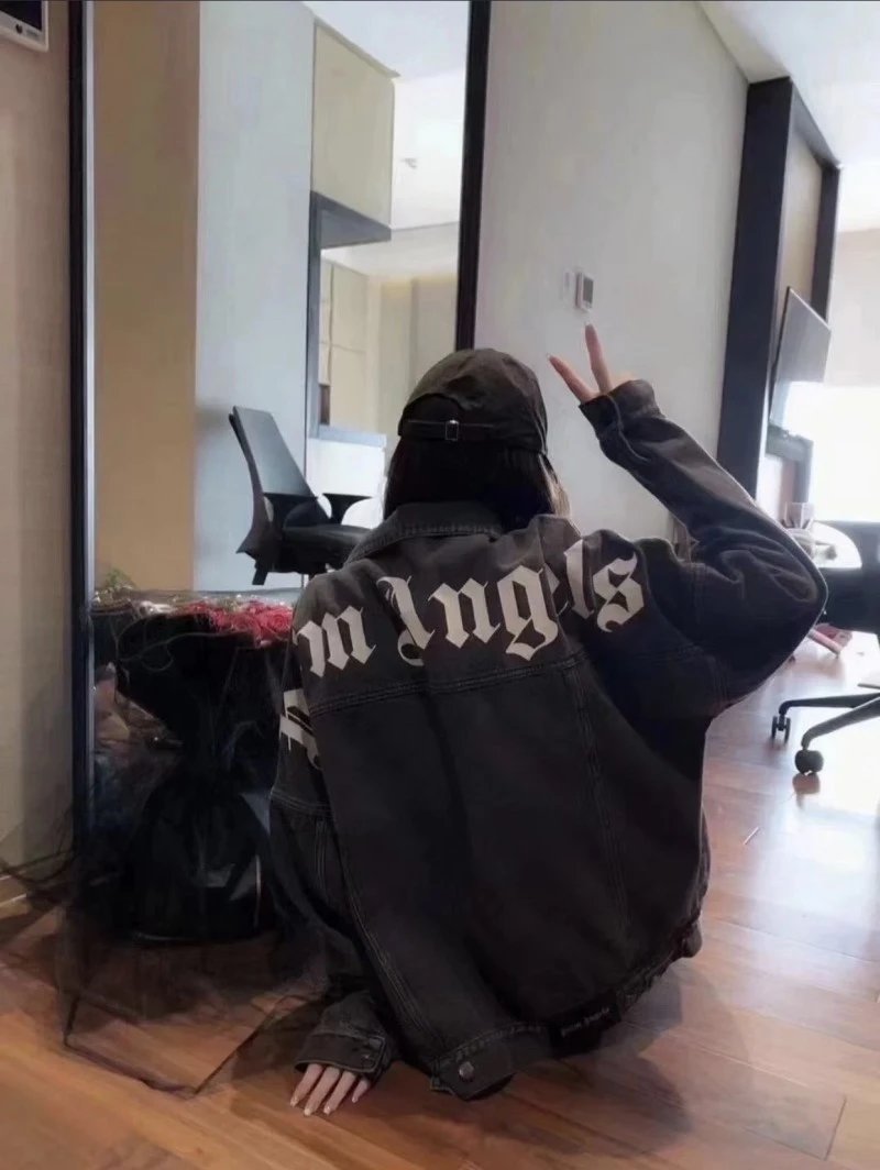 Palm Angels Denim Jacket Light Wash - 7