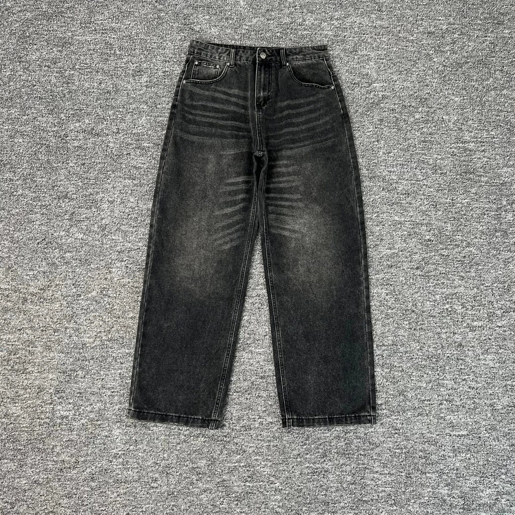Gallery Dept. Distressed Wide-Leg Jeans Blue - 3
