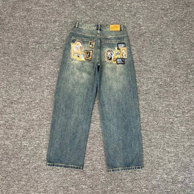 Unbranded Jeans OG 1 Straight-Leg Graphic-Pocket product detail image 9