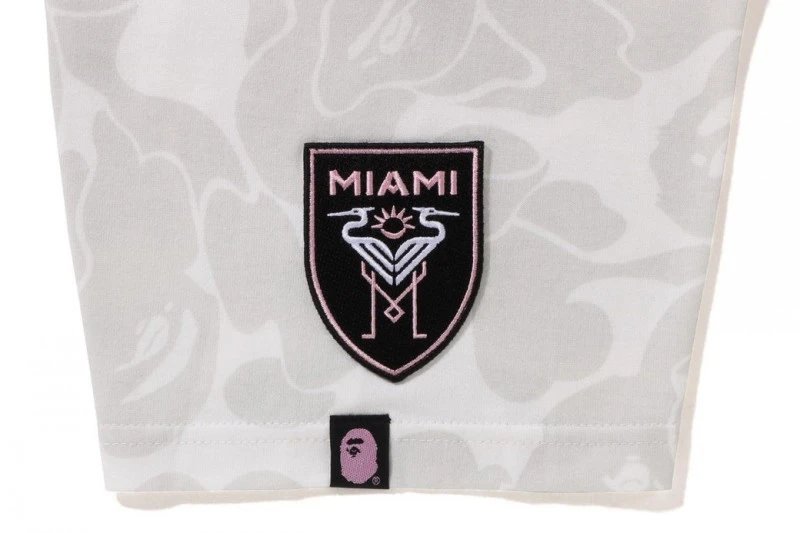 BAPE x Inter Miami CF Camo Print Shorts White - 24