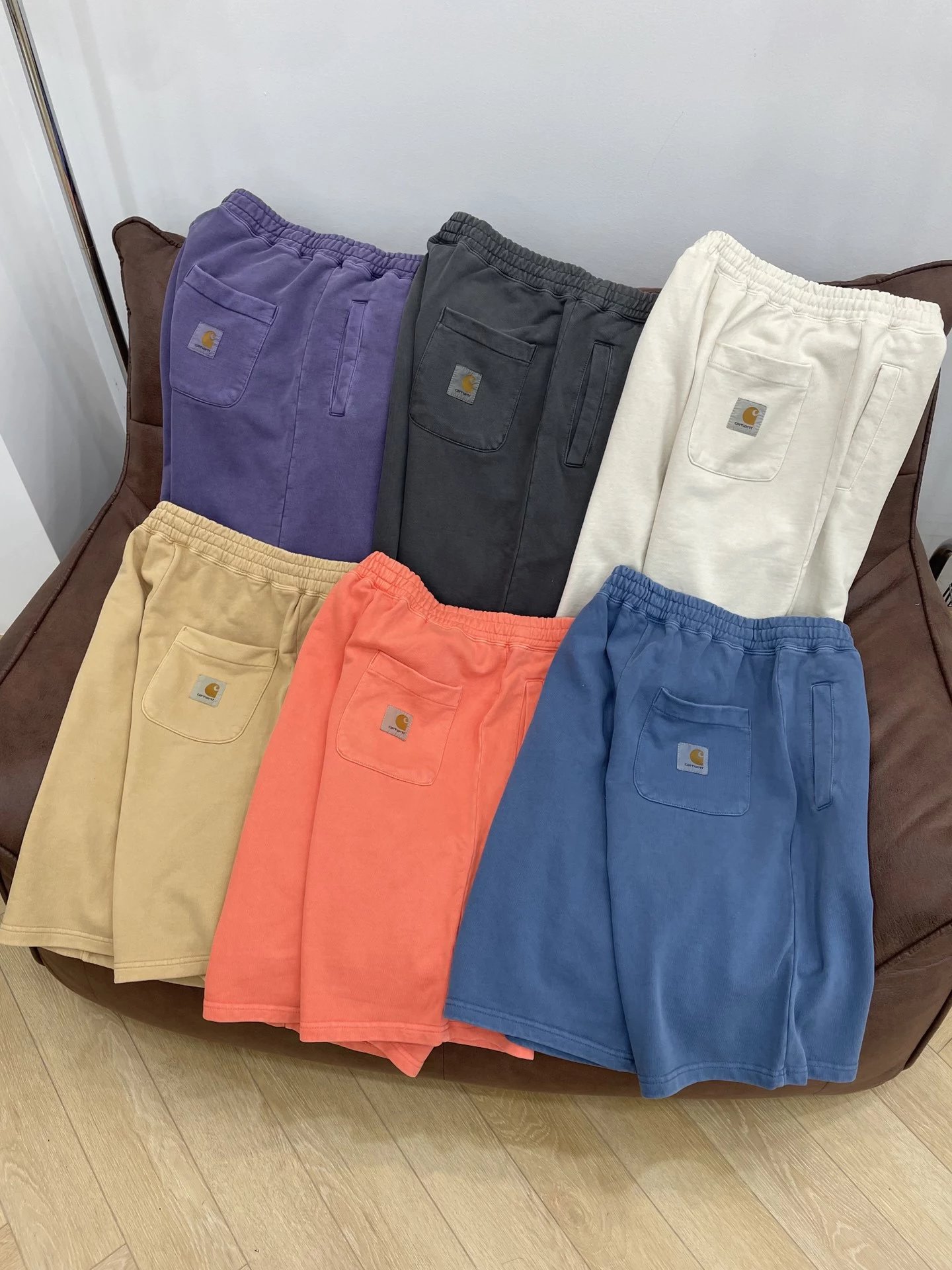 Carhartt Work In Progress Sweat Shorts Light Blue - 5