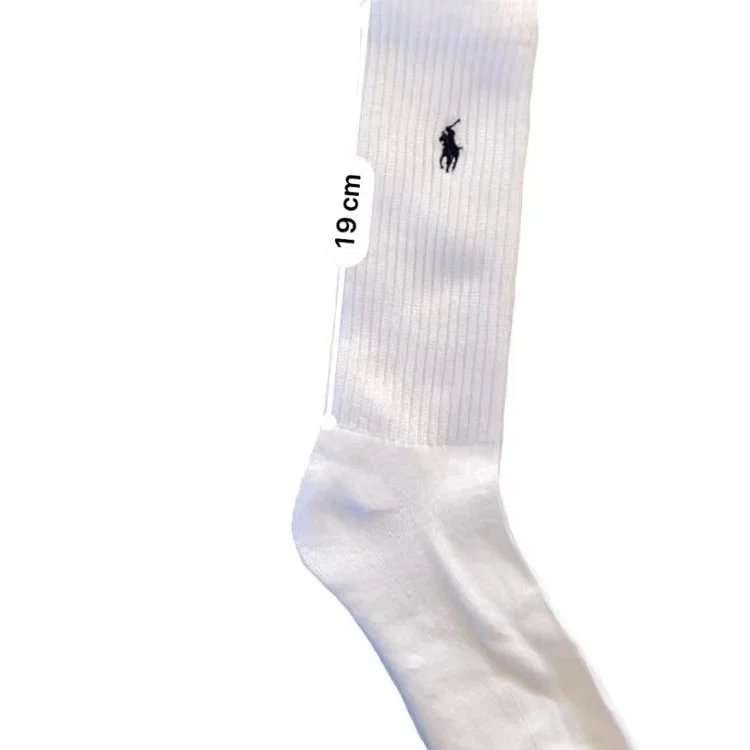 Ralph Lauren Polo Classic Sport White Socks - 14