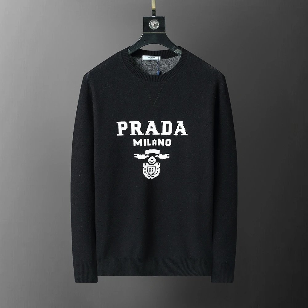 Louis Vuitton Knitwear Crewneck Knit Sweater — 3111 black