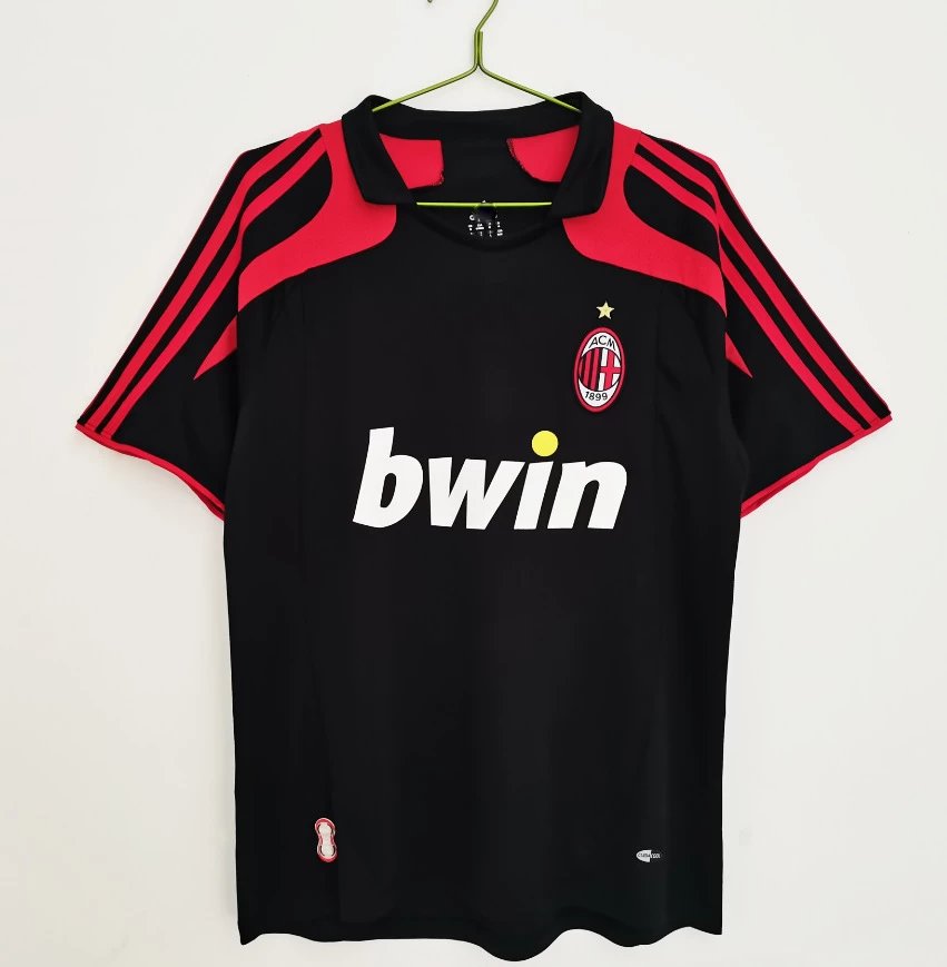 AC Milan Jersey — 0708 Season AC Two-guest Retro colorway — USFans Spreadsheet photo