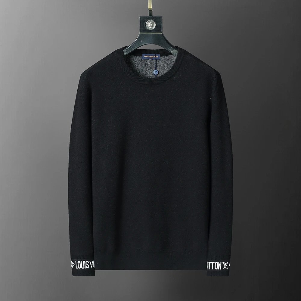 Louis Vuitton Knitwear Crewneck Knit Sweater — 3119 black