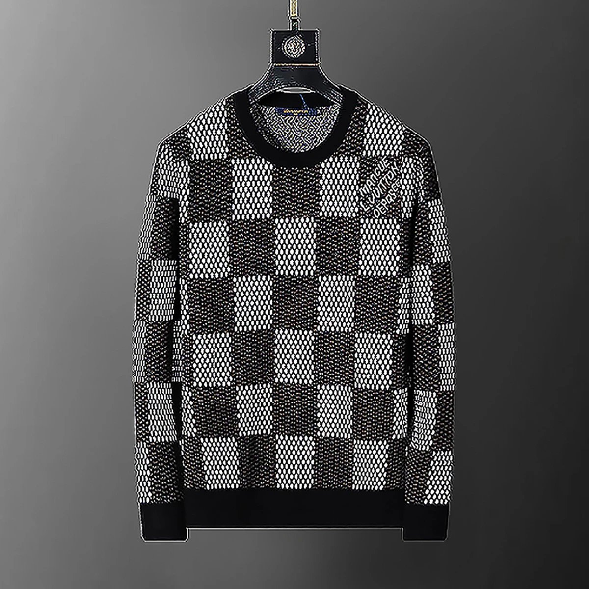 Louis Vuitton Knitwear Crewneck Knit Sweater — 5006 black