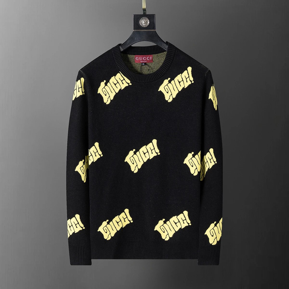 Louis Vuitton Knitwear Crewneck Knit Sweater — 5028 black