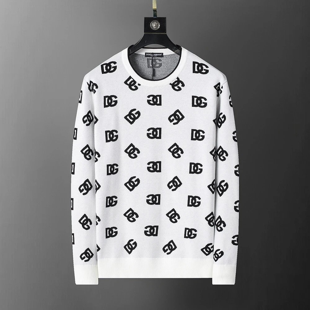 Louis Vuitton Knitwear Crewneck Knit Sweater — 3120 white