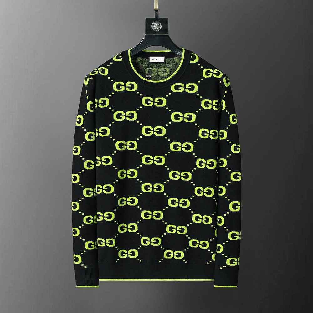 Louis Vuitton Knitwear Crewneck Knit Sweater — 3114 black