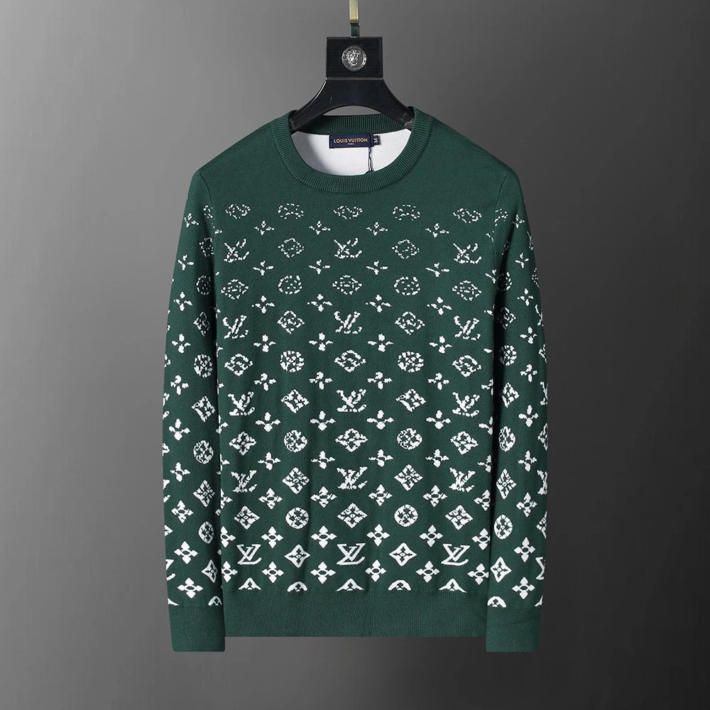 Louis Vuitton Knitwear Crewneck Knit Sweater — 3002 green