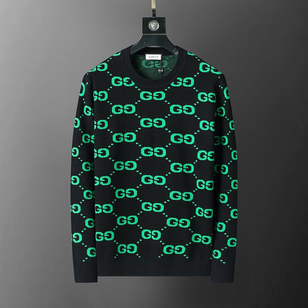 Louis Vuitton Knitwear Crewneck Knit Sweater — 3112 black
