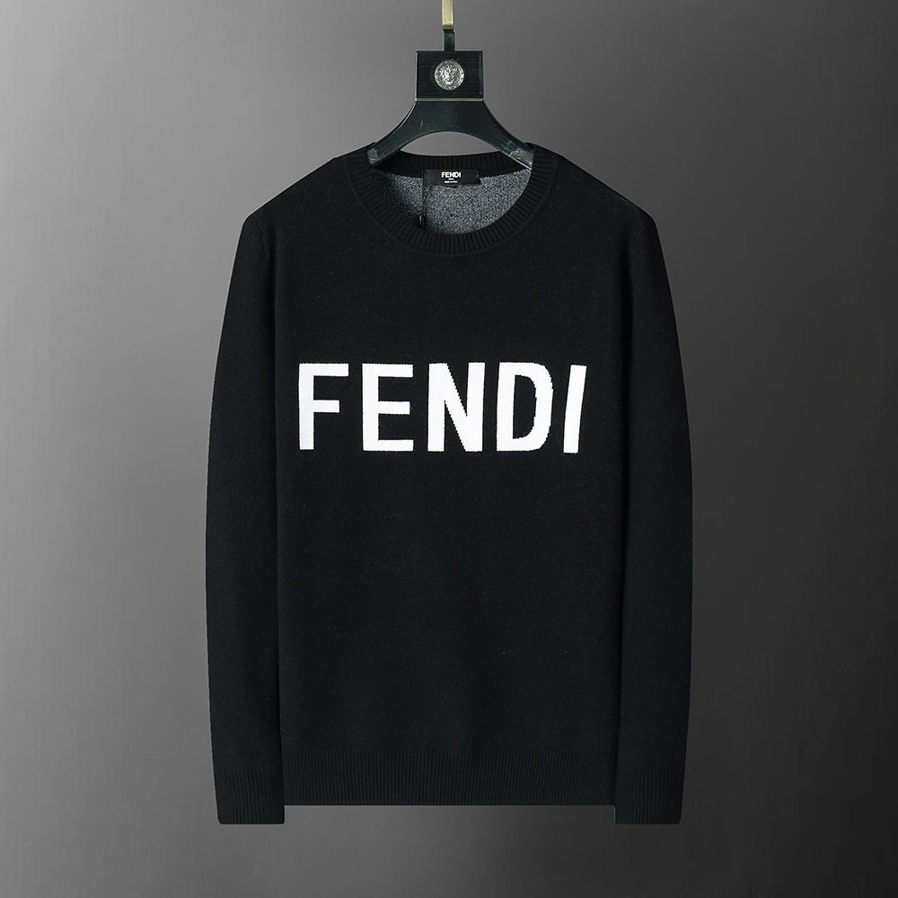 Louis Vuitton Knitwear Crewneck Knit Sweater — 3116 black