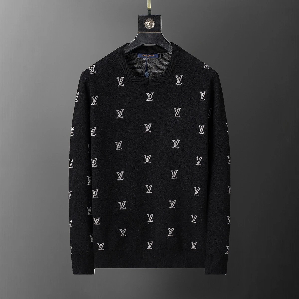 Louis Vuitton Knitwear Crewneck Knit Sweater — 5007 black