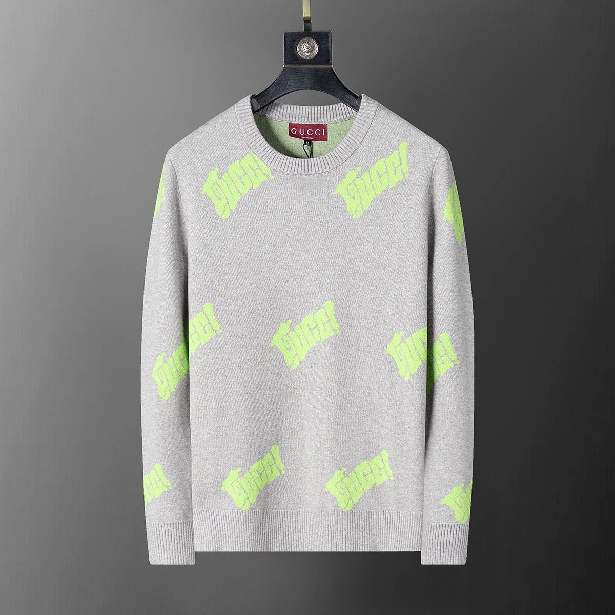 Louis Vuitton Knitwear Crewneck Knit Sweater — 5028 gray