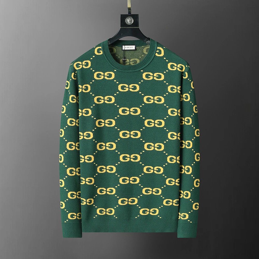 Louis Vuitton Knitwear Crewneck Knit Sweater — 3112 green
