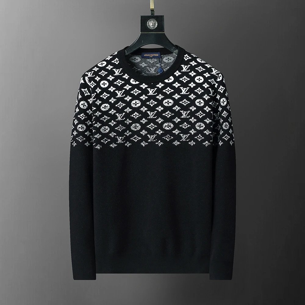 Louis Vuitton Knitwear Crewneck Knit Sweater — 3121 black