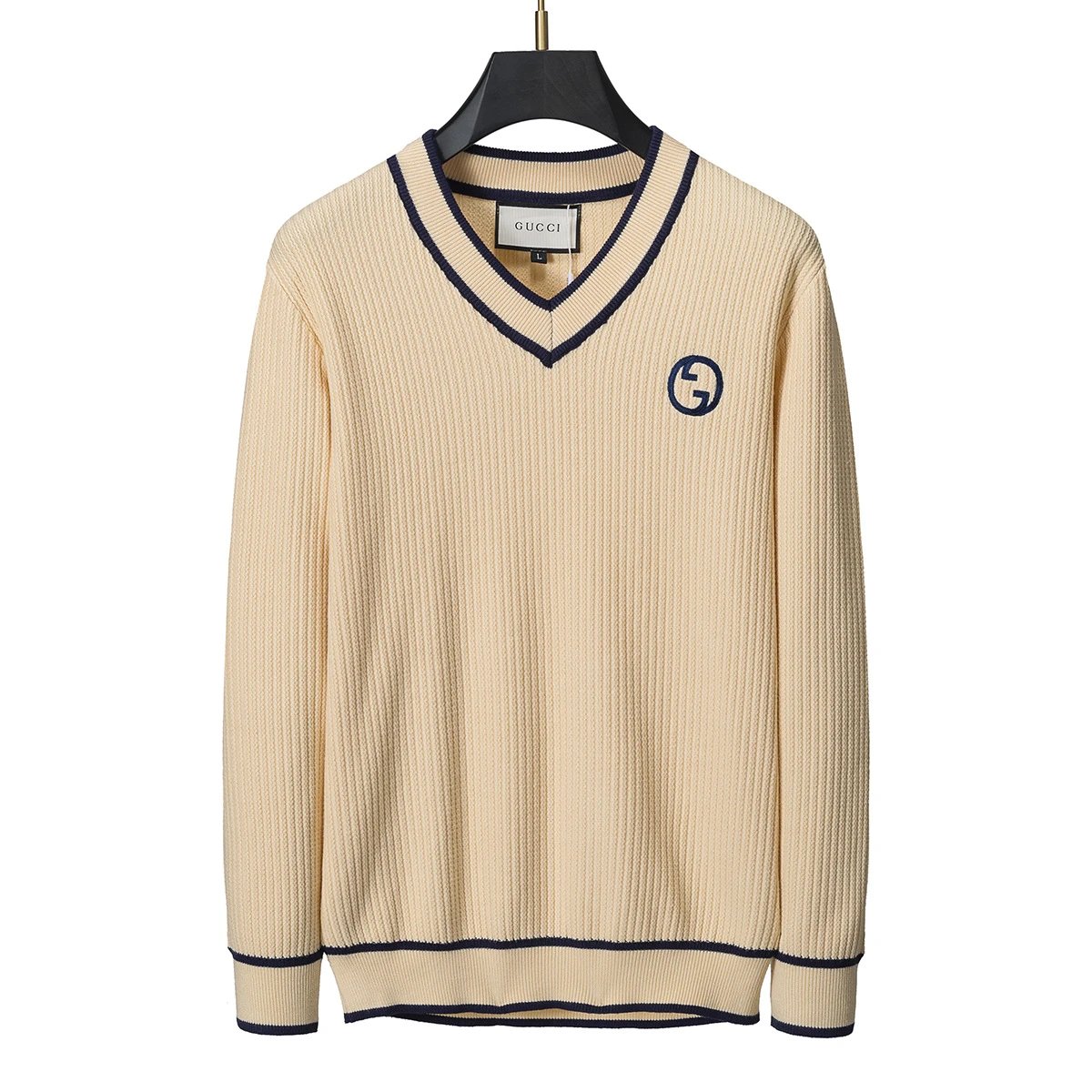 Gucci Knitwear Crewneck logo-pattern knit sweater image 4