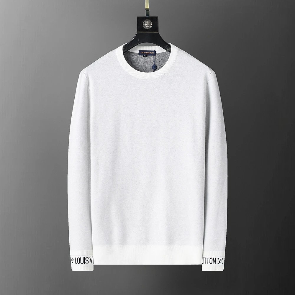 Louis Vuitton Knitwear Crewneck Knit Sweater — 3119 white